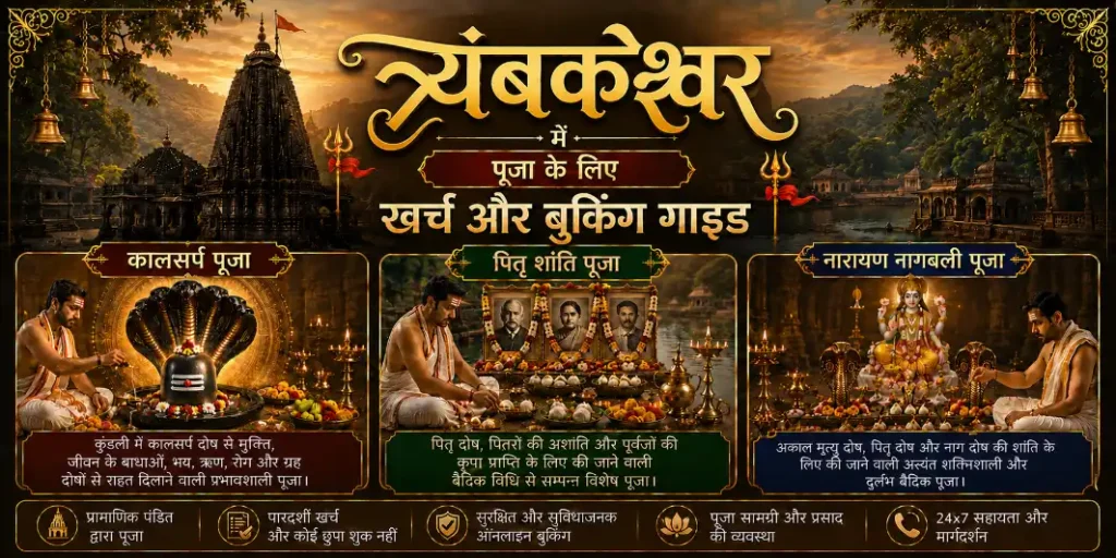 Cost & Booking Guide for Pujas at Trimbakeshwar
